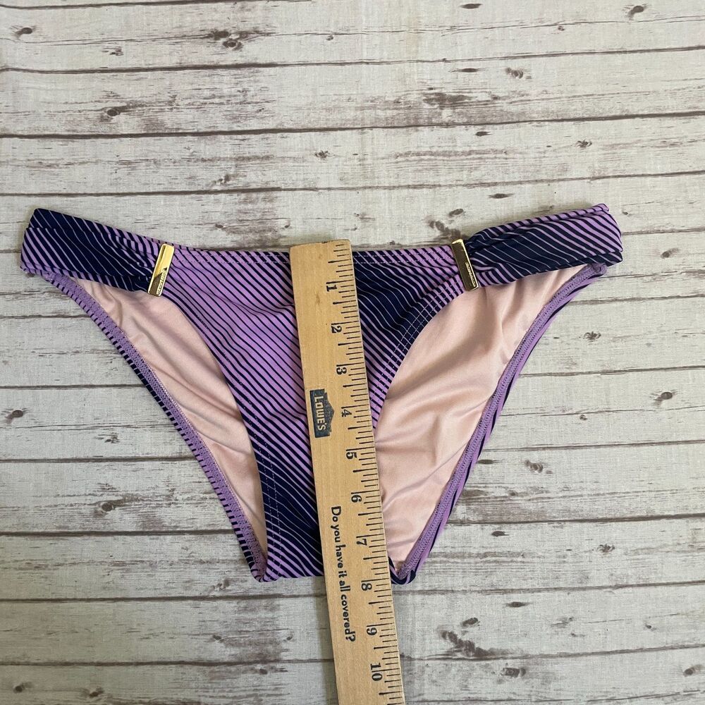 Victoria’s Secret Swimsuit Bikini 2 Piece Set Multicolor Striped Size 36DD/M - Picture 9 of 11